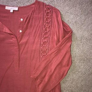 Loft button blouse